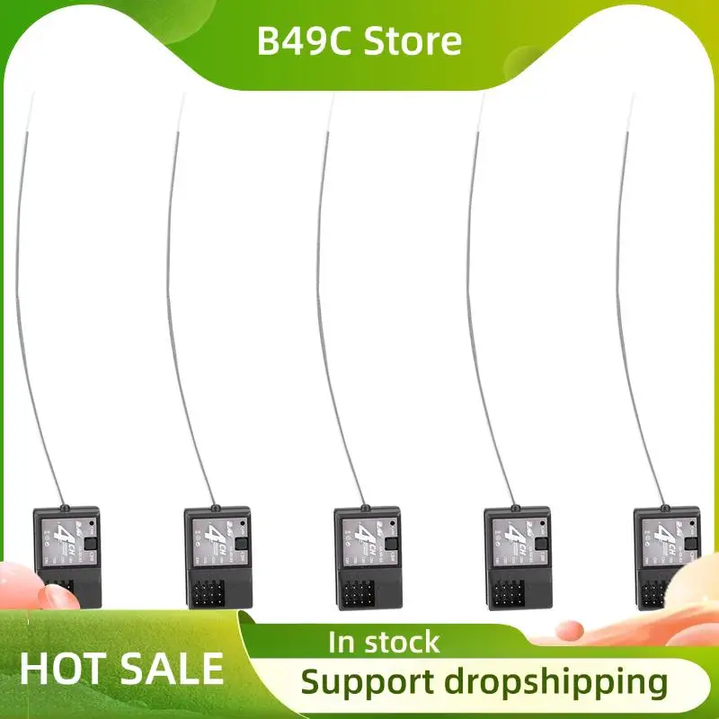 

B49C 5X 4CH 2.4Ghz Radio Control System Receiver For GA-4H-TX Transmitter,RC Car Boat Model Receiver