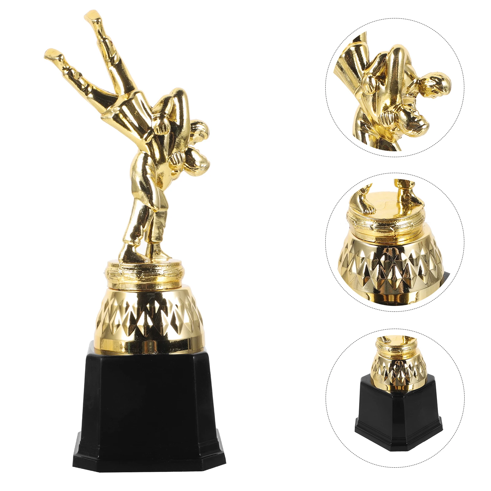 

Exquisite Trophy Cup Creative Kids Competition Award Decorative Wrestling Trophy Premium Plastic Children'S Sports Prize For