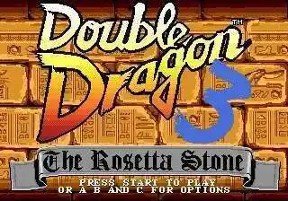 Игровая карта Double Dragon 3 16bit MD для Sega Mega Drive для системы Genesis