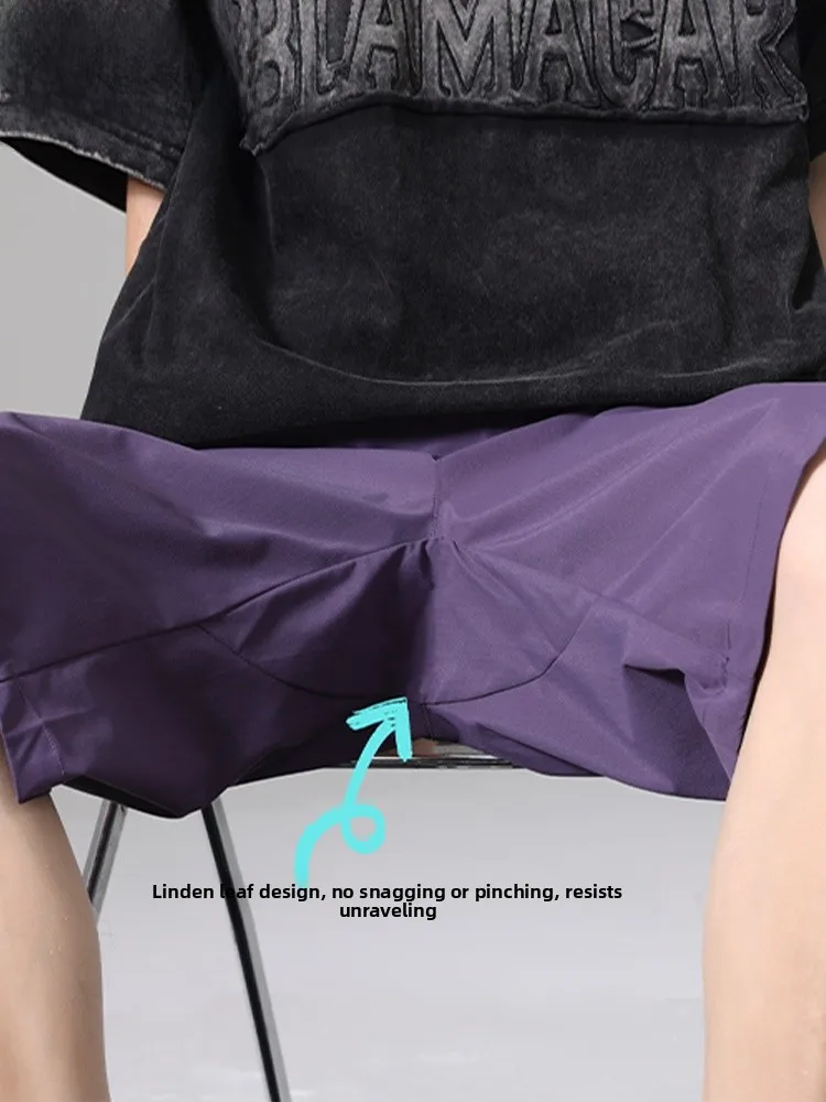 

Мужские повседневные брюки большого размера, летние новые повседневные брюки с надписью и очень широкой талией, длина пять четвертей, модная молодежная одежда