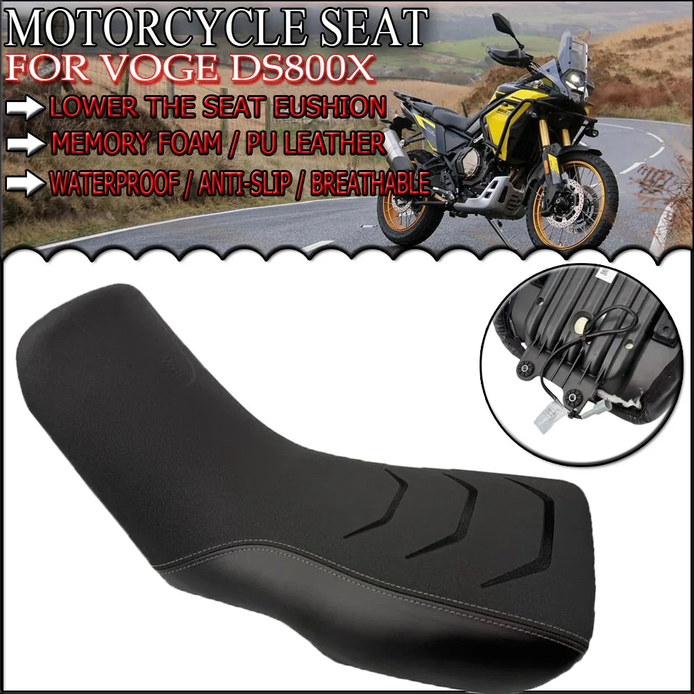 For VOGE DS800X DSX800 800DSX DS 800 X DSX 800 Motorcycle Original Seat Lowered 3CM Seat Comfort Ride Height Reduction Lowering