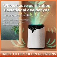 K10 Negative Ion Air Purifier with Ozone Sterilization, High-Efficiency Air Cleaner For Home & Office