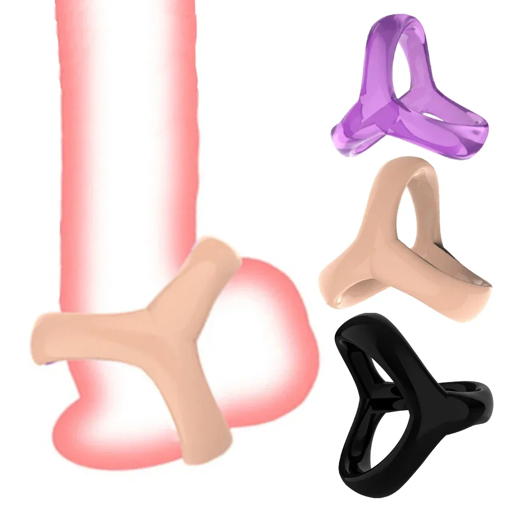 أداة الجنس خاتم الديك المعونة الانتصاب دائم القضيب الدائري للرجال الجنس تأخير القذف كيس الصفن الكرة نقالة خواتم على لعبة القضيب الكبار
