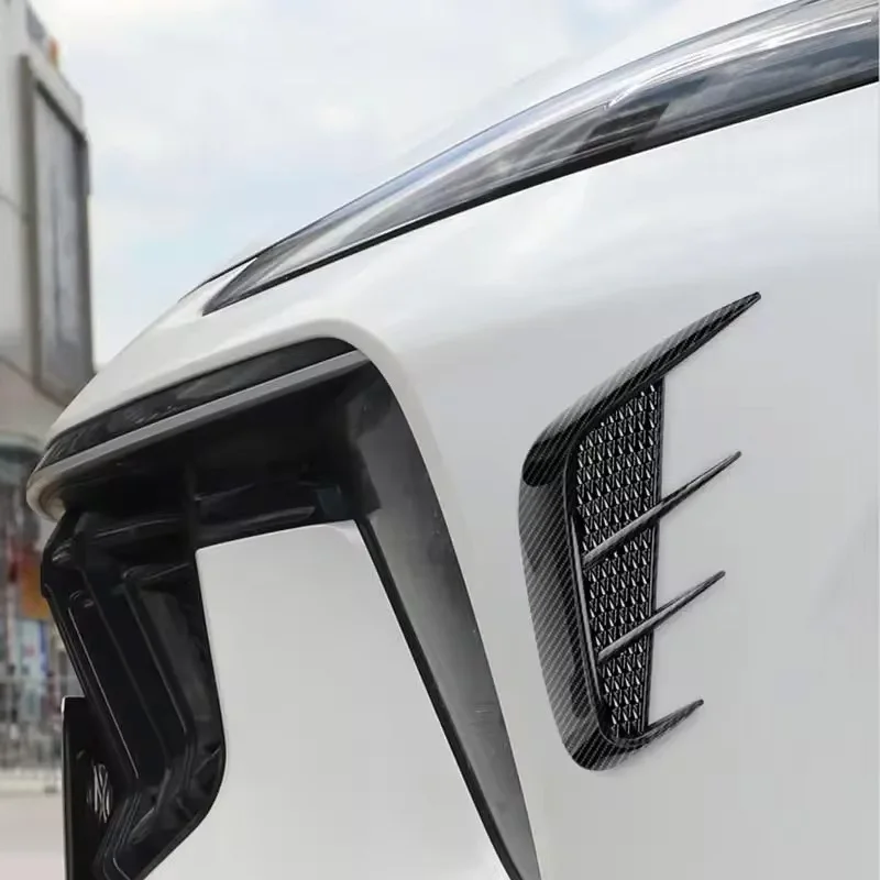 For Mazda 2 3 6 5 CX-7 M3 M5 MX5 CX50 CX4 CX6 CX9 CX3 RX7 2Pcs Car Side Fenders Shark Gills Simulated Vents Grilles Hood Trim