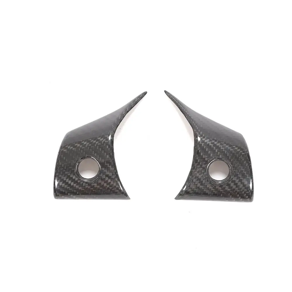 

Car Steering Wheel Cover Protector for Tesla Model 3 2017-2019 DIY 100% Real Carbon Dry Carbon Steering Wheel Cover