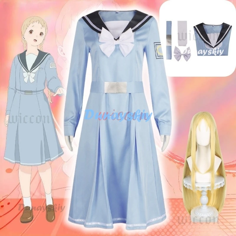 Anime Kimi No Iro Your Color Hikari Cosplay Costume The Colors Within Blue Dress School Uniform Woman Kawaii Campus Sailor Suit