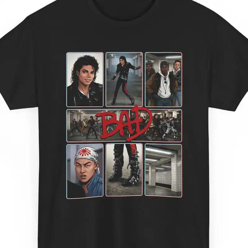 Michael Jackson Bad Comic Shirt