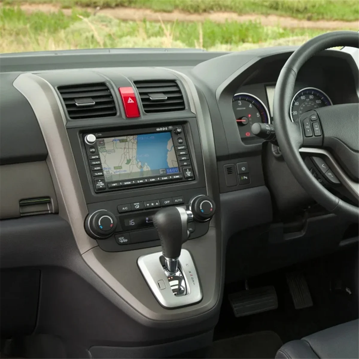 لفافة السيارة A/C لوحة تكييف الهواء لهوندا CRV-ركب ، مجموعة وحدة التحكم داش مدي ، لوحة محول في