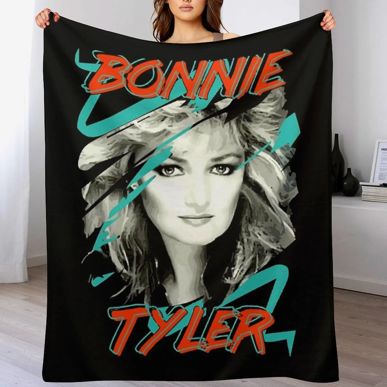 

Bonnie Tyler Throw Blanket Plush Camping For Baby christmas gifts Blankets