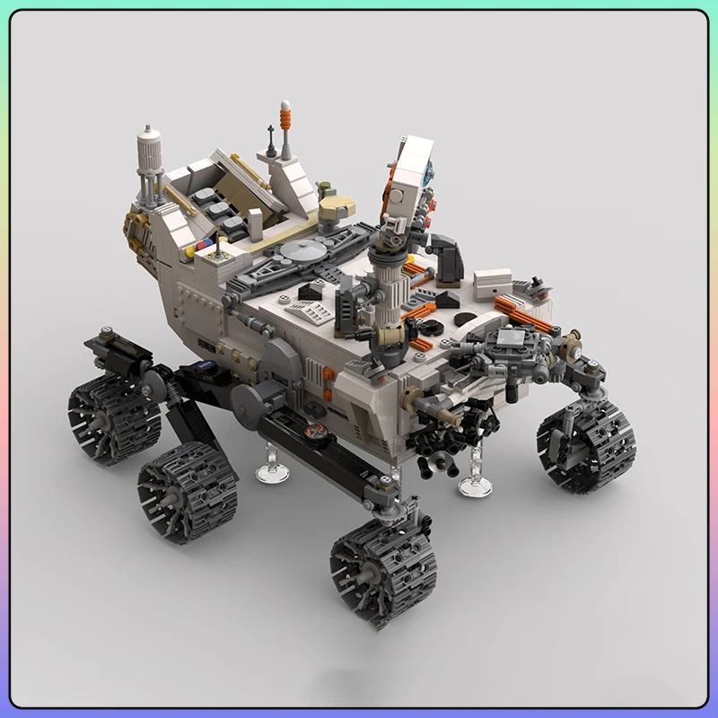 Space Exploration Series MOC Mars Curiosity Rover 1:9 Scale Nuclear Power Drive Building Block Set DIY Boy Toys Christmas Gifts