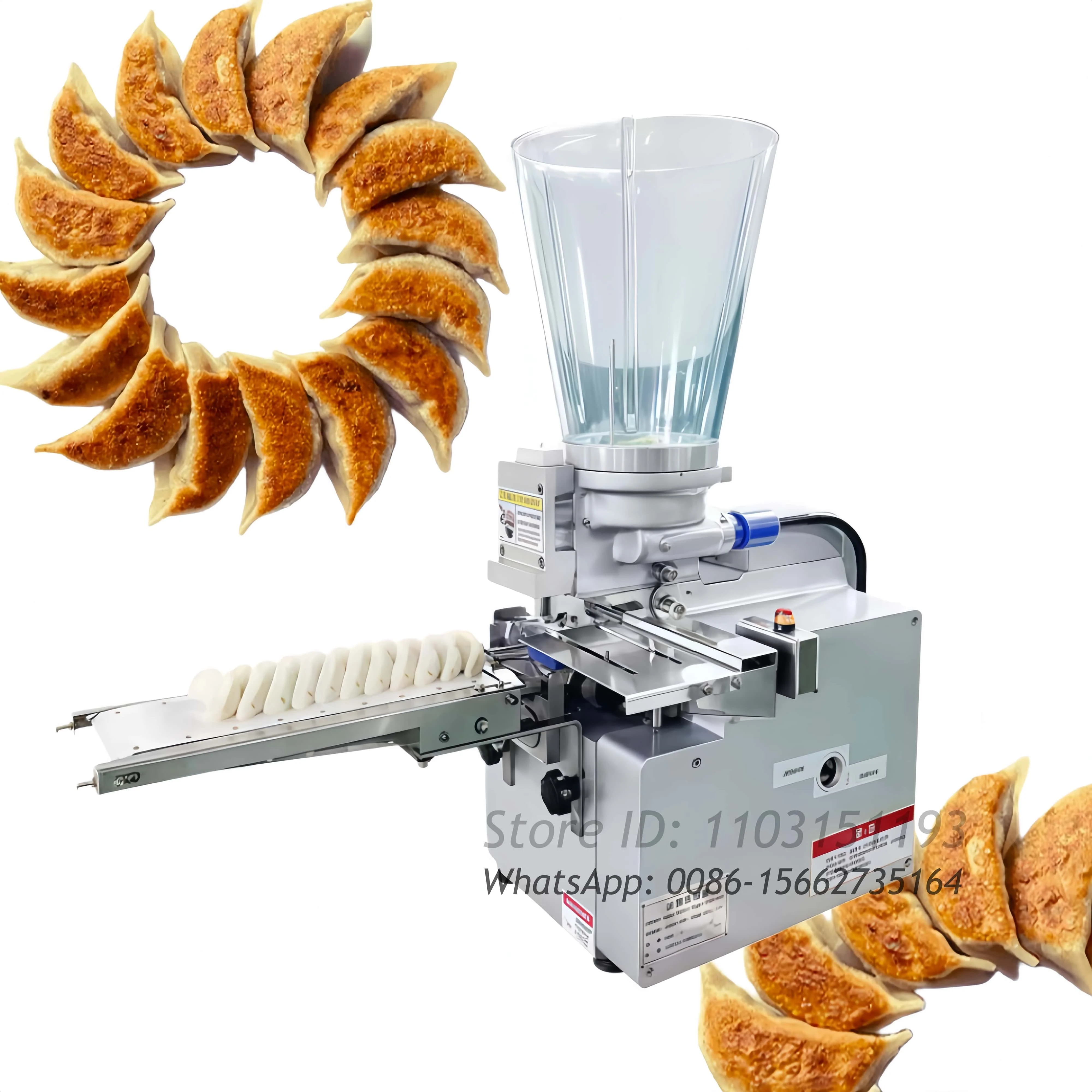 Portable Tabletop Chinese Dumpling Machine Japanese Dumpling Gyoza Making Machine Semi Automatic Dumpling Gyoza Forming Machine