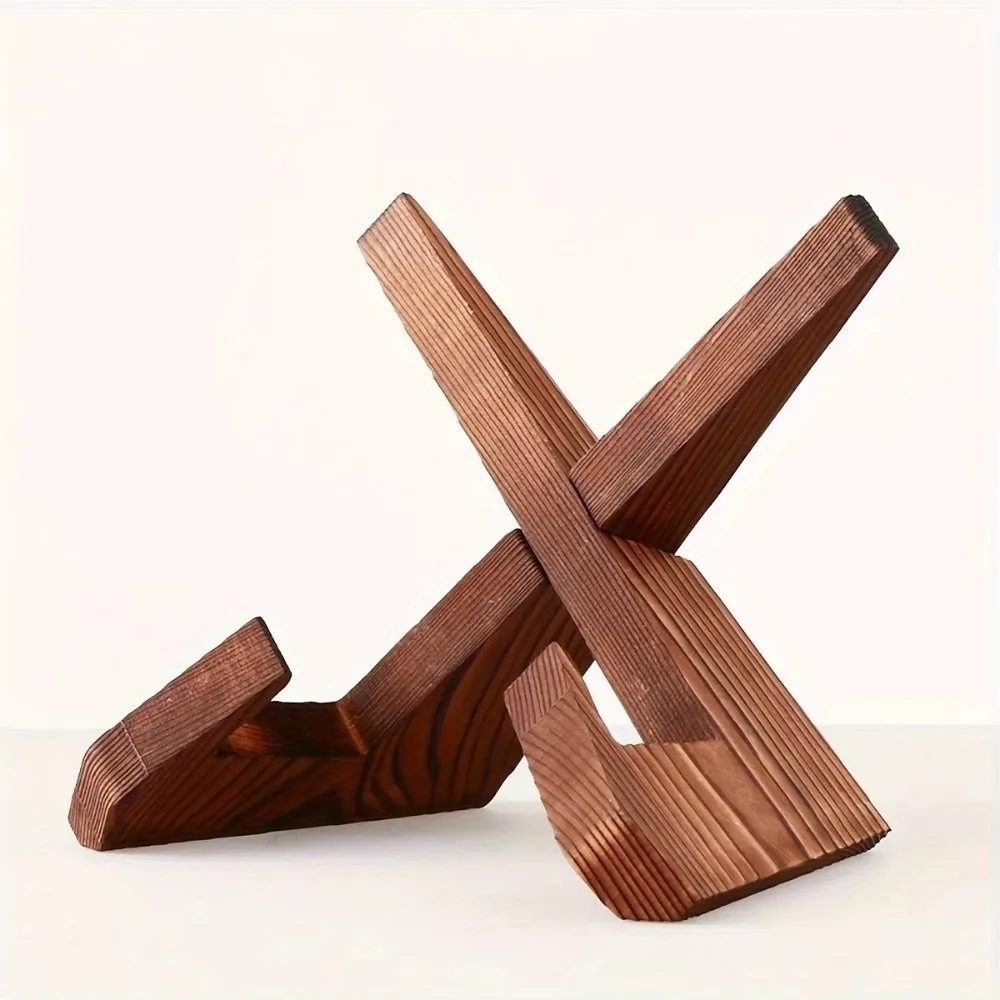 Wooden Wooden Recipe Holder Hanging Bookend Function Menu Display Stand Display Cookbook Bookshelf Dining Room Kitchen