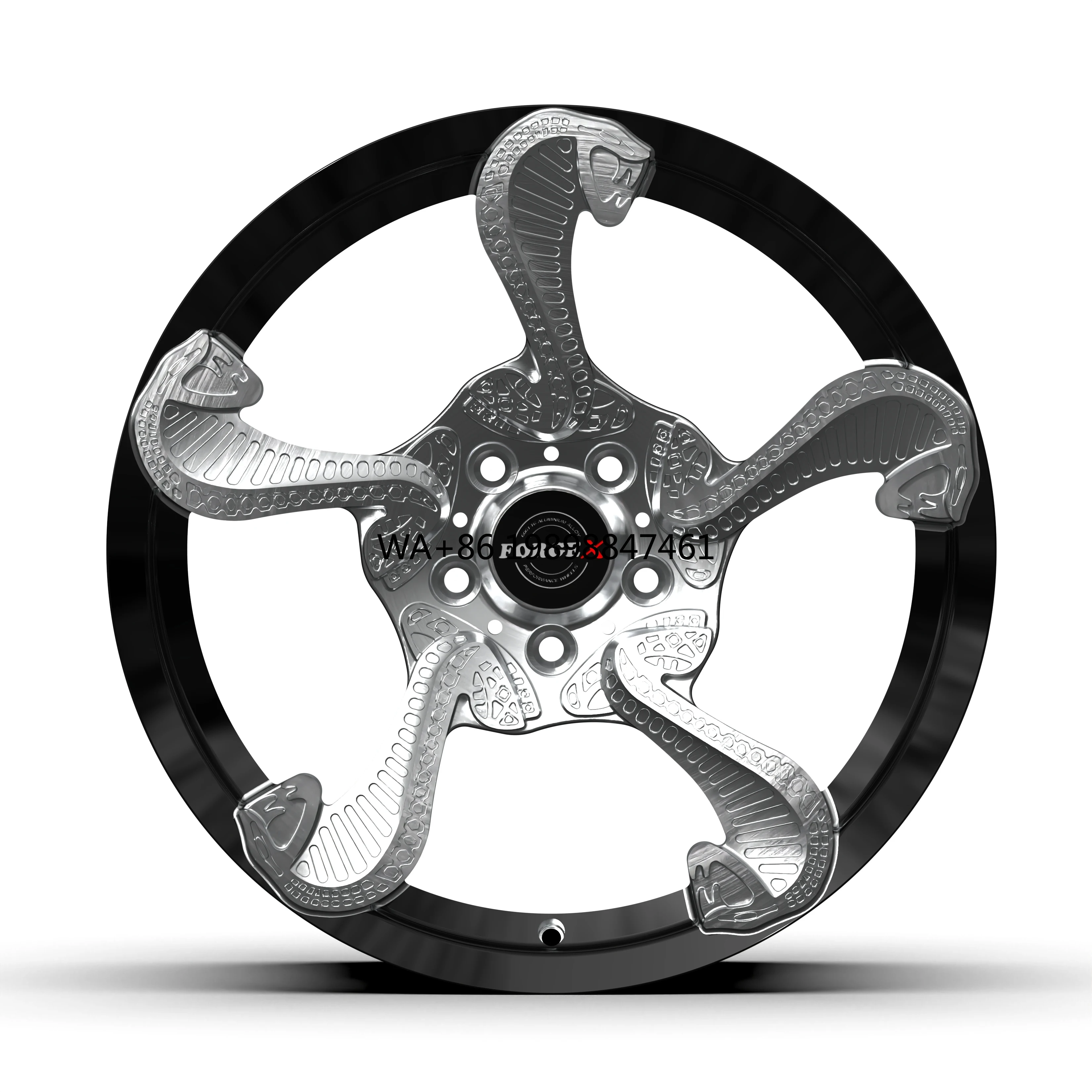 

Custom Forged Wheels 15 16 17 18 19 20 21 22 23 24 Inch Cool Snake Shape Forged Color Wheel for