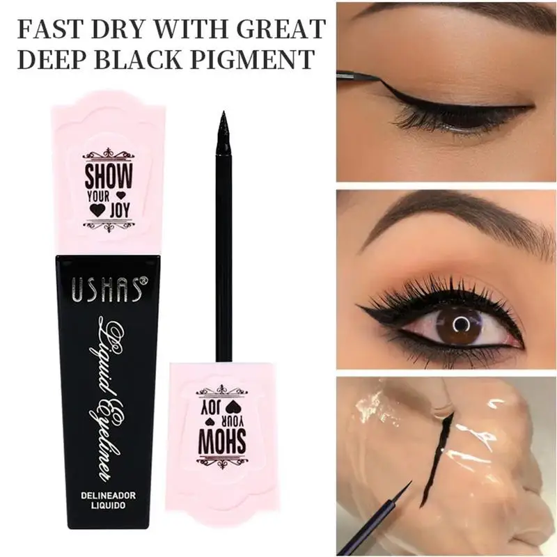 Wisch fester flüssiger Eyeliner wasserdichter Augen-und Lip liner Lidschatten stift Eyeliner Stift glatter flüssiger Eyeliner perfektes Katzenauge