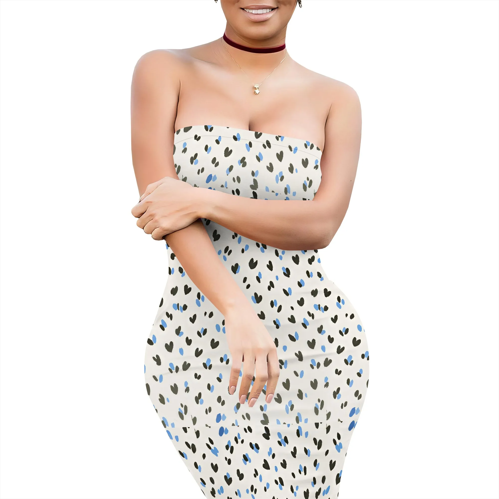 ผู้หญิงฤดูร้อนพิมพ์Bodycon Tube Dressเซ็กซี่Club Party Mini Dressแขนกุดค็อกเทล