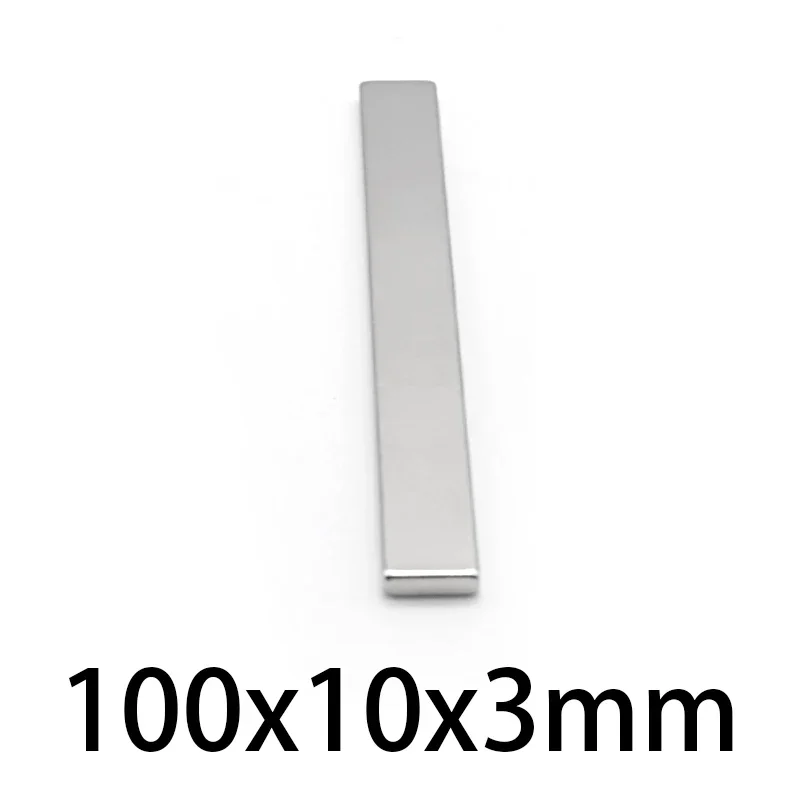 100x10x3mm Strong Magnet 100*10*3mm Block Magnets Powerful magnetic 100X10X3 For Home Refrigerator,Office,DIY image 2