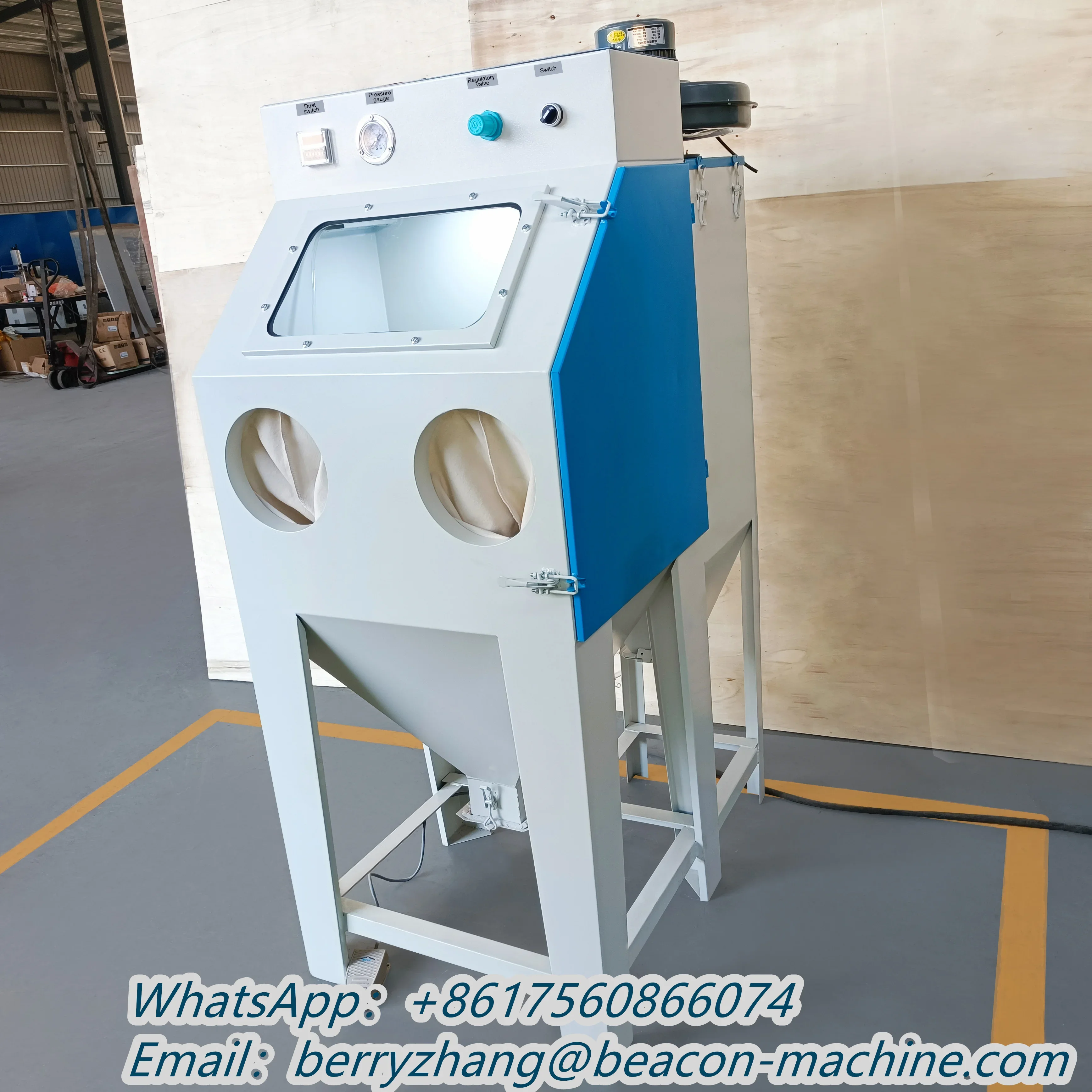 SD-B Automatic Aluminum Conveyor Industrial Sandblasting Machine