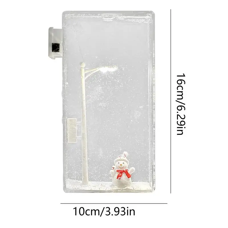 Handmade LED Christmas Snowman Light Desktop LED Snowman Night Light Handmade Atmosphere Light For Desktop Bedroom