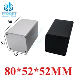 Aluminum alloy profile aluminum shell exquisite industrial control square circuit board Boxes 80x52x52mm
