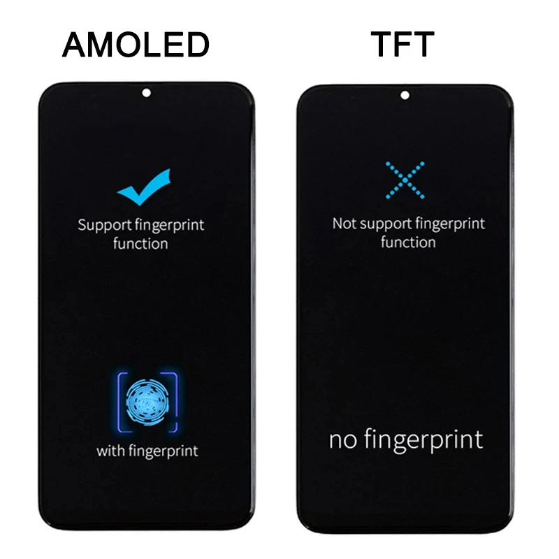 Super AMOLED For Samsung For Galaxy A71 Lcd Touch Screen Digitizer Assembly With Frame For A715 A715F A715W A715X LCD Screen