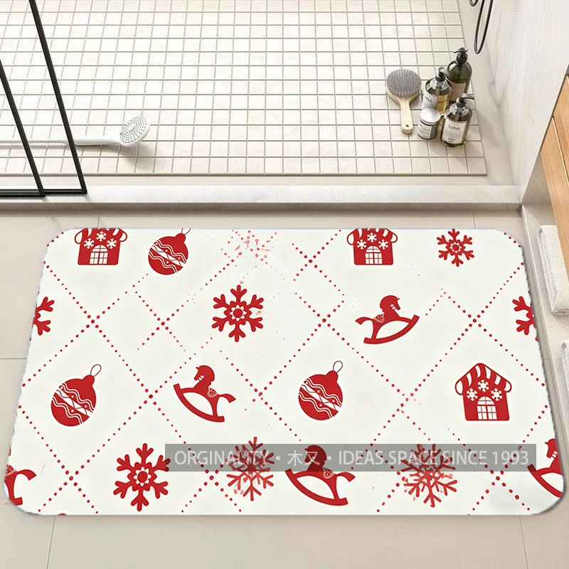 شجرة عيد الميلاد نمط حصيرة غرفة المعيشة الديكور المنزل أريكة عدم الانزلاق السجاد دراسة غرفة نوم حصير الأطفال لينة الكلمة حصيرة