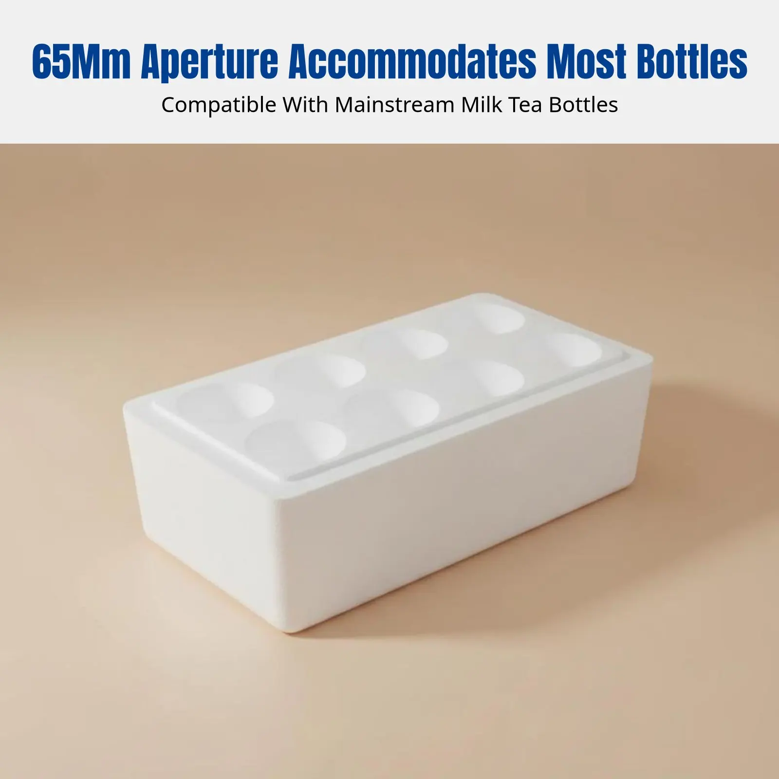 

Thermal Foam Box for Hot Drinks, Soy Milk, Milk Tea, Winter Insulation, 65mm Diameter