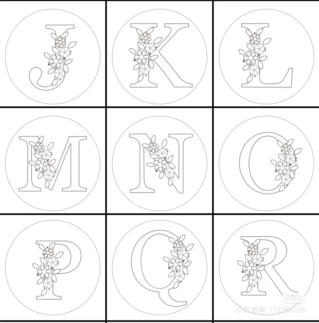 

Sashiko Alphabet Stencil, 26 Letters ABC English Plastic Template for Embroidery, Quilting, DIY Craft and Sewing Patterns