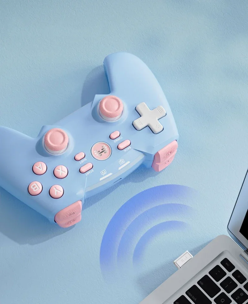 Beitong Bat 4 Dopamine Edition Gamepad 2.4G Wireless Ice Cream Color Vibration Mechanical Game Handle Controller for Steam Xbox