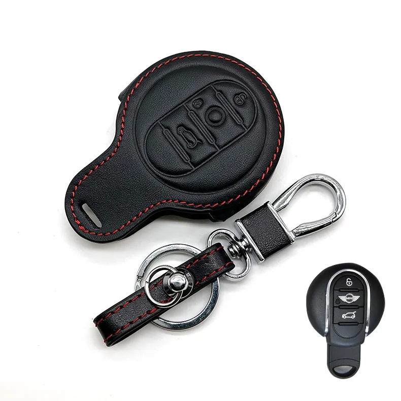 Leather Car Key Cas… - image