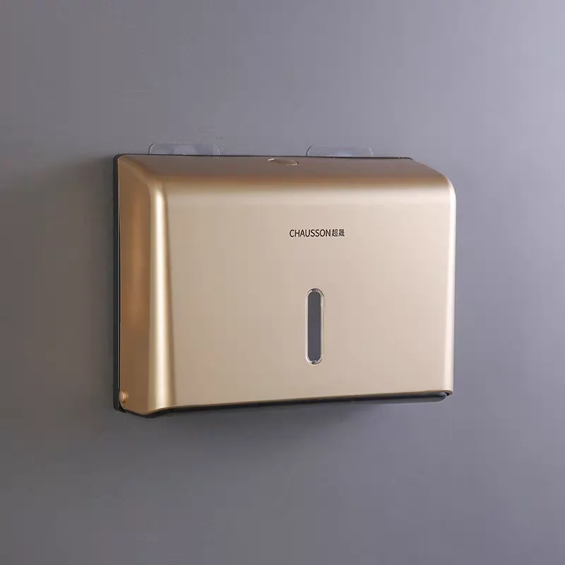Nordischer Luxus-Serviettenhalter Badezimmer-Papieraufbewahrungsbox Wandmontierte Badezimmer-Taschentuchbox ABS-Papierhalter