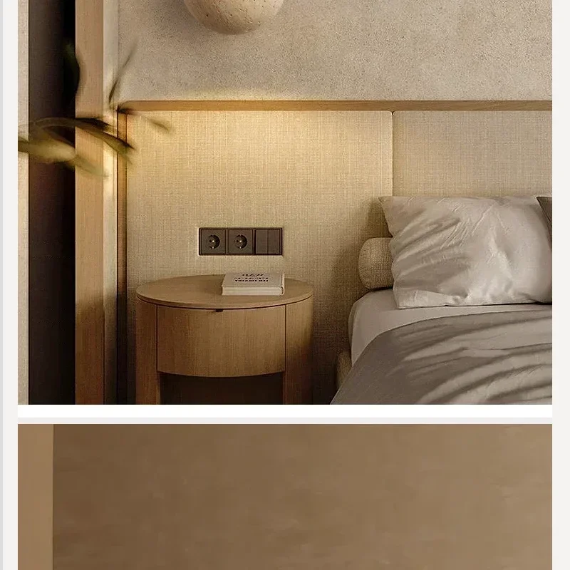Dinosaur Egg Shape Retro Natural Stone Art Wall Lamp Yellow Travertine Hemisphere LED Sconce Atmosphere Corridor Light Fixtures