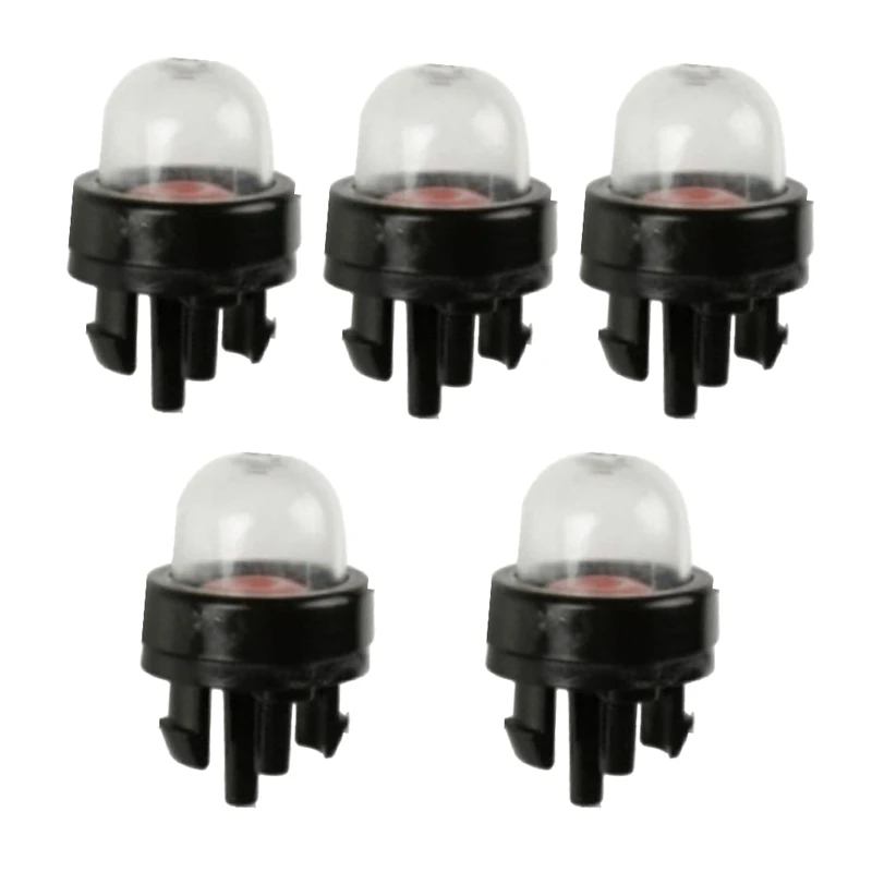 5 Piece Snap In Primer Bulb PP Chainsaw Parts For 2-Cycle Small Engine Leaf Blower String Trimmer Brush Cutter Chainsaw