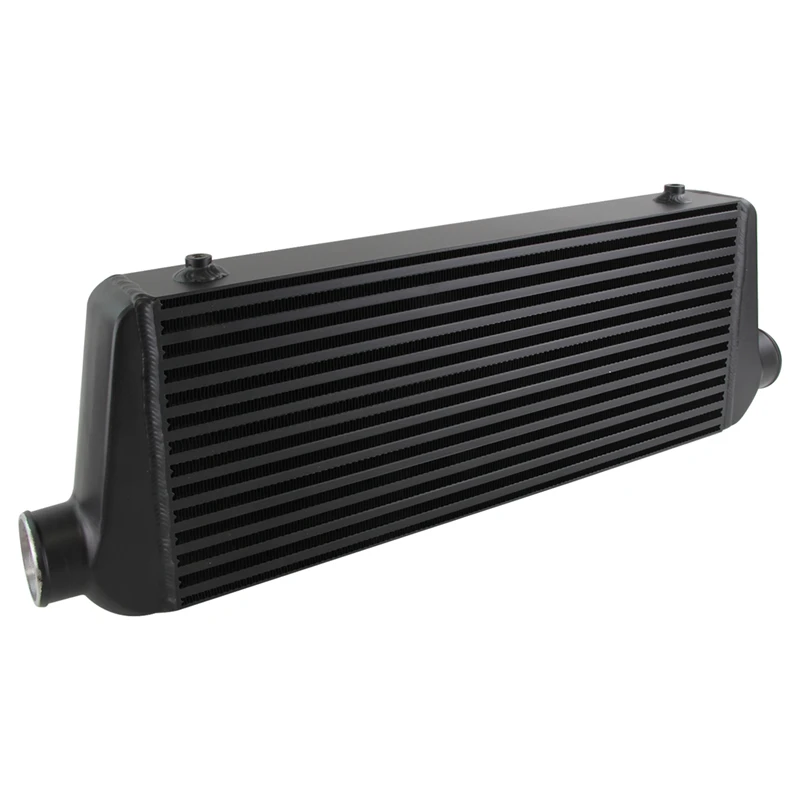 

Aluminum Bar & plate Universal Intercooler 550x230x76mm Inlet/Outlet 2.5" 63mm Black