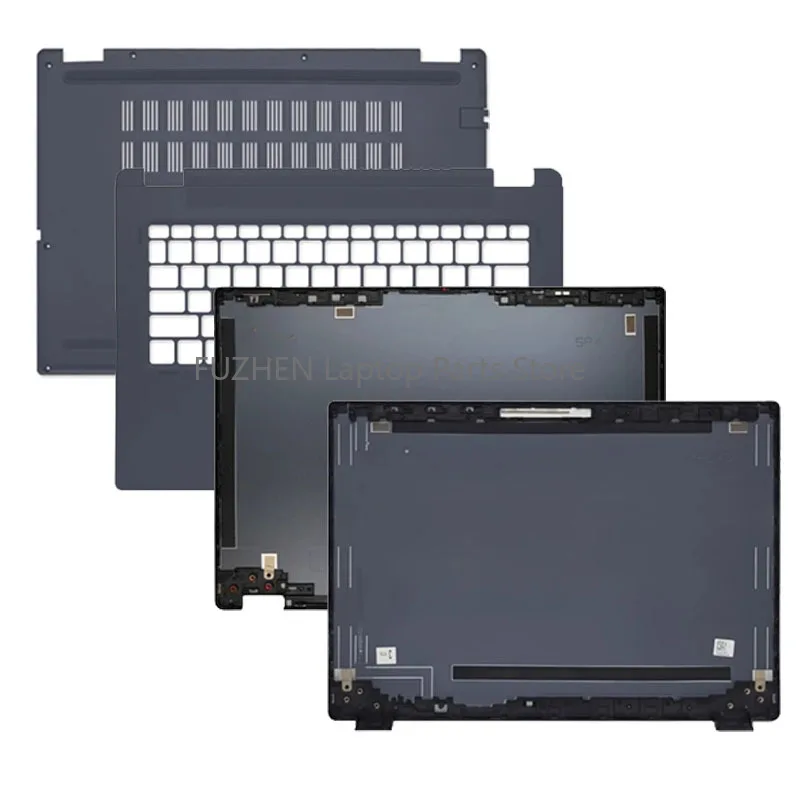 New Laptop Bottom Case Palmrest Upper Top Cover For TMP414-51 N20H4 P414 P414RN SPINP4 LCD Screen Back Cover Rear Lid Case Blue