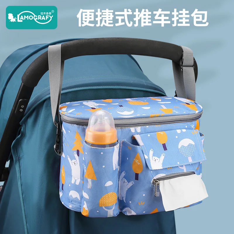 

Baby Stroller Hanging Bag Multifunctional Outdoor Mommy Bag Waterproof Mother and Baby Storage Stroller Bag