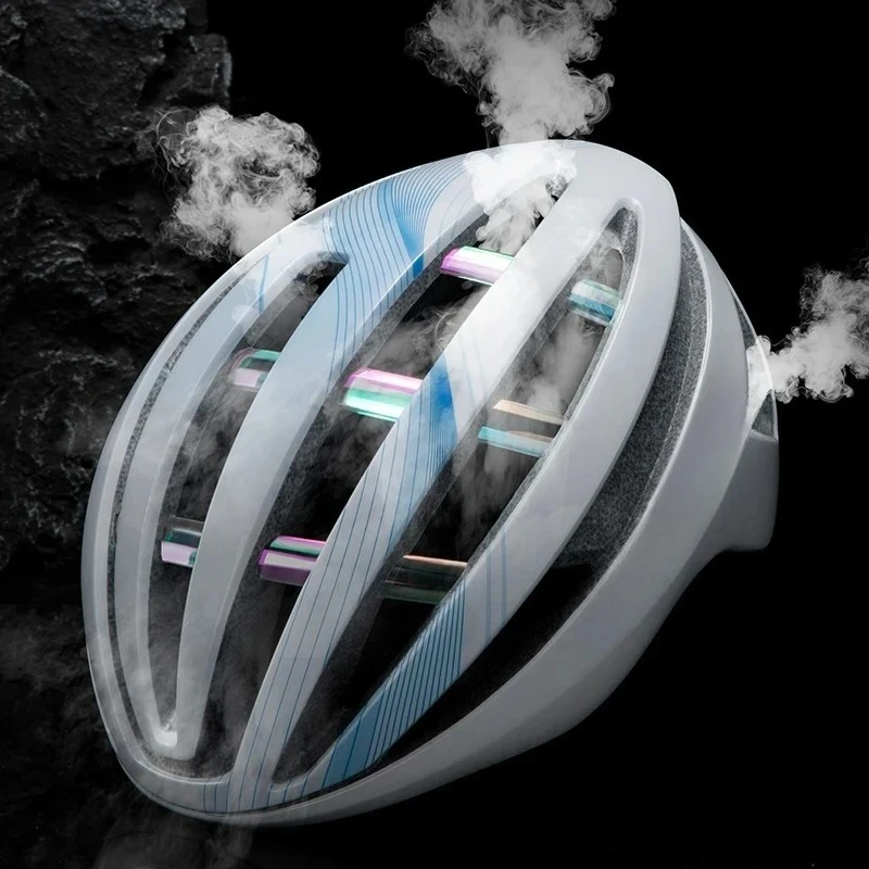 New CE Certified Ultralight One-piece Molded Cycling Helmet with Ion Antibacterial Lining for Men and Women Road Bike Helmet