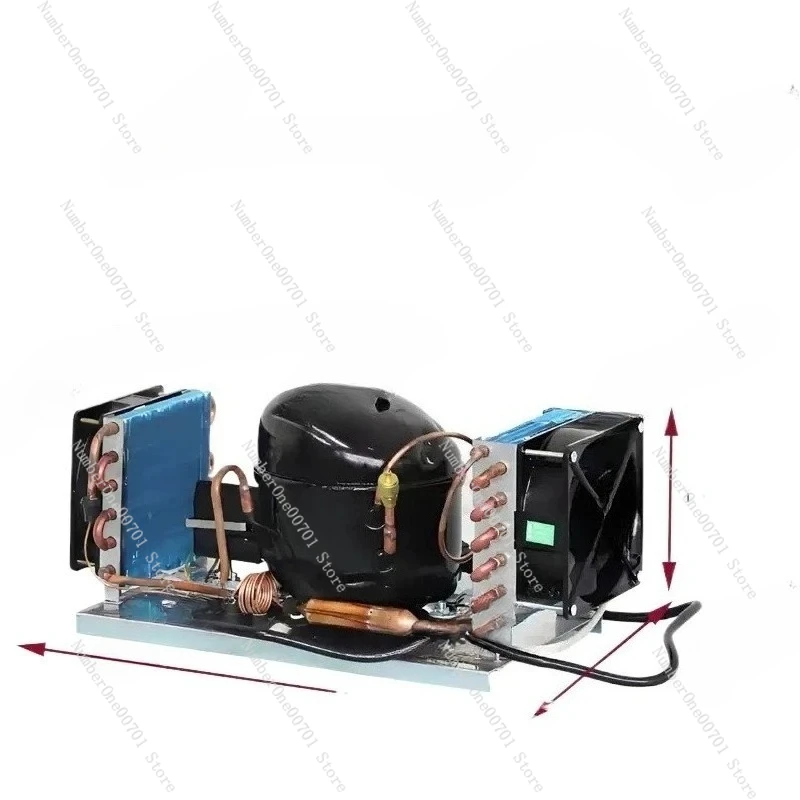 The QD52A small air-cooled unit and the 220VR134a integrated refrigeration unit are started for cooling