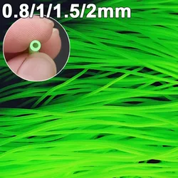 0.8/1/1.5/2mm Luminous Fishing Hose Silicone Anti Rig Tube Tubing Rig Sleeves Deep Sea Fishing Pesca Iscas FIsh Tackle Tools