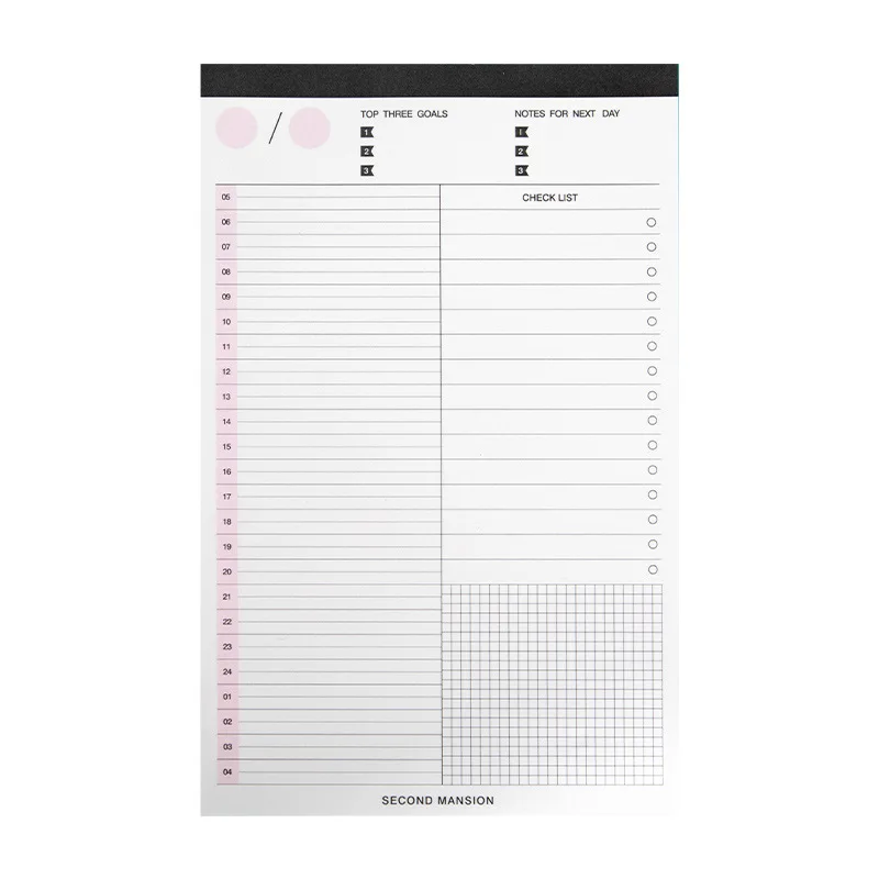 60 Sheets Weekly Planner Notepad, Tear-Off Time Block Planner, To Do List Planner Pad Simple Schedule Planner Planning