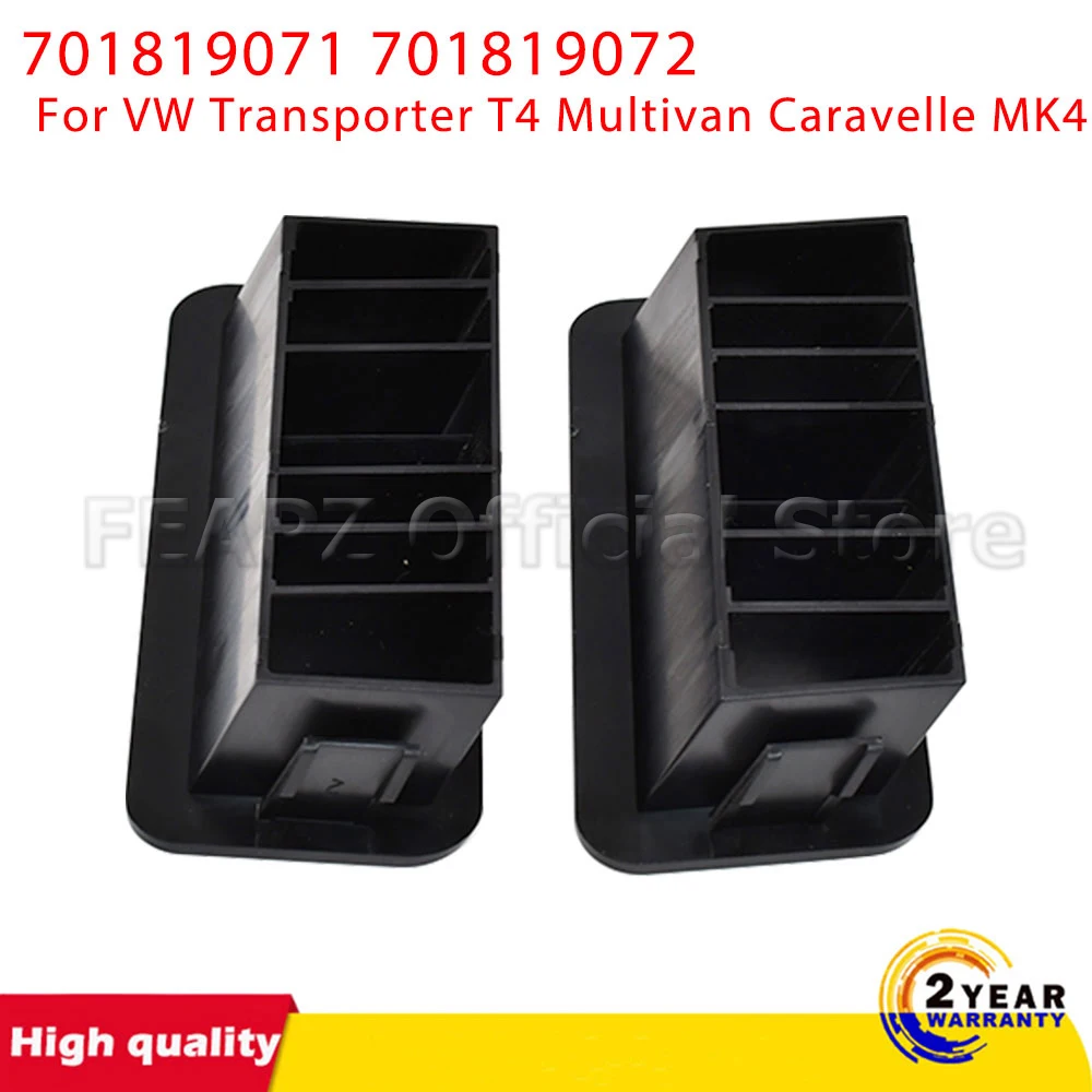 

Черная вентиляционная решетка для приборной панели ветрового стекла для VW Transporter T4 Multivan Caravelle MK4 1990-2003 701819071 701819072