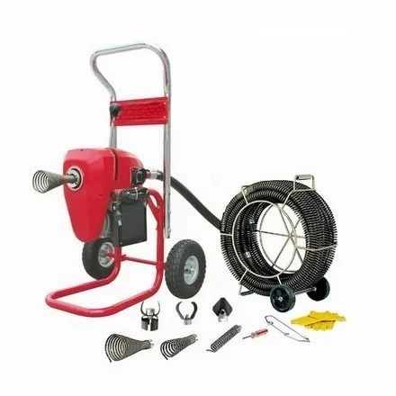 

JG200 Commercial Use Hand-Pushing Vertical Pipe Drain Cleaner Machine for 50-300 mm