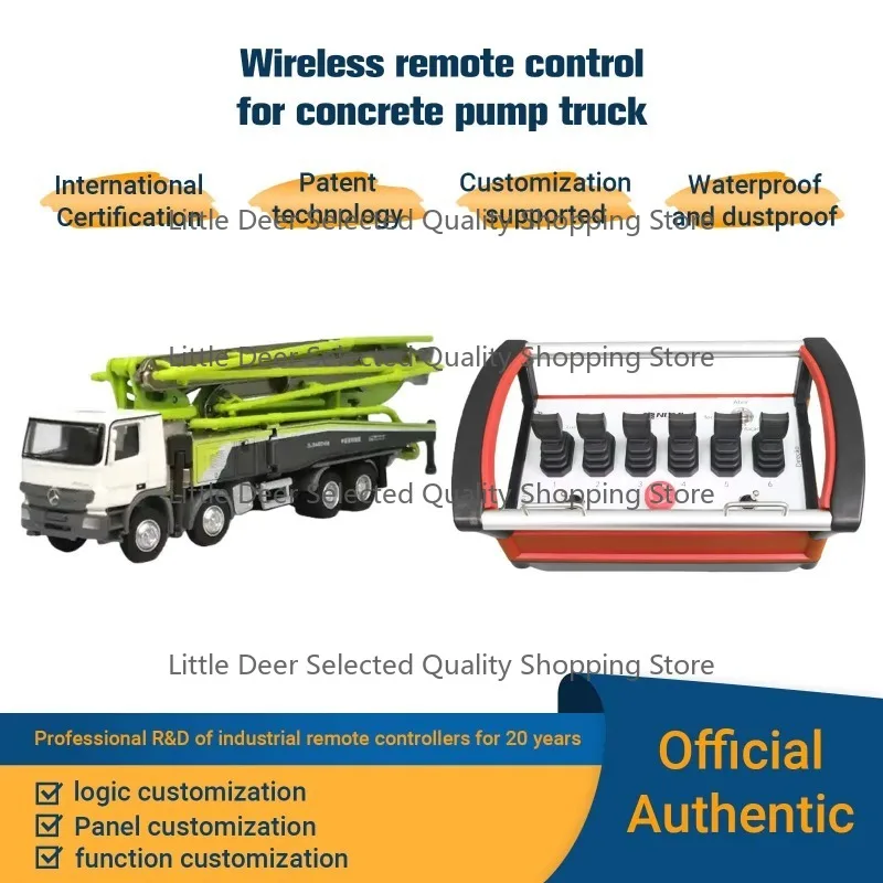 Fully-automatic 12V 24V Waterproof 8 Motors Joysticks Lorry Truck Remote Control Kits Crane Joystick Wireless Remote Control