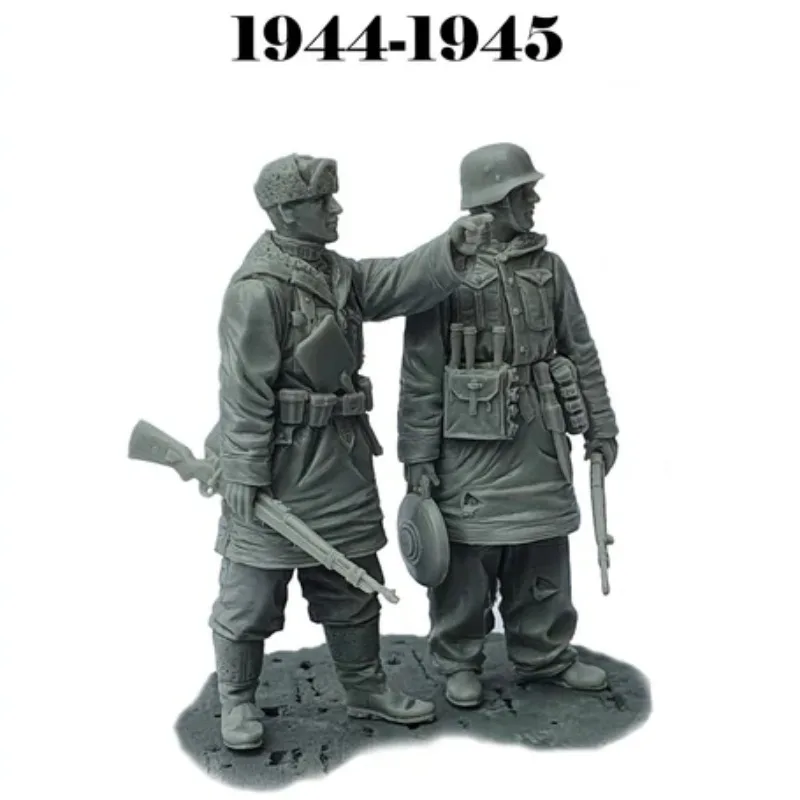 

1/35 Scale Resin Figure Assembly Model Kit SOLDIERS SET WINTER 2-Person Military Hobby Miniature Unassembled and Unpainted