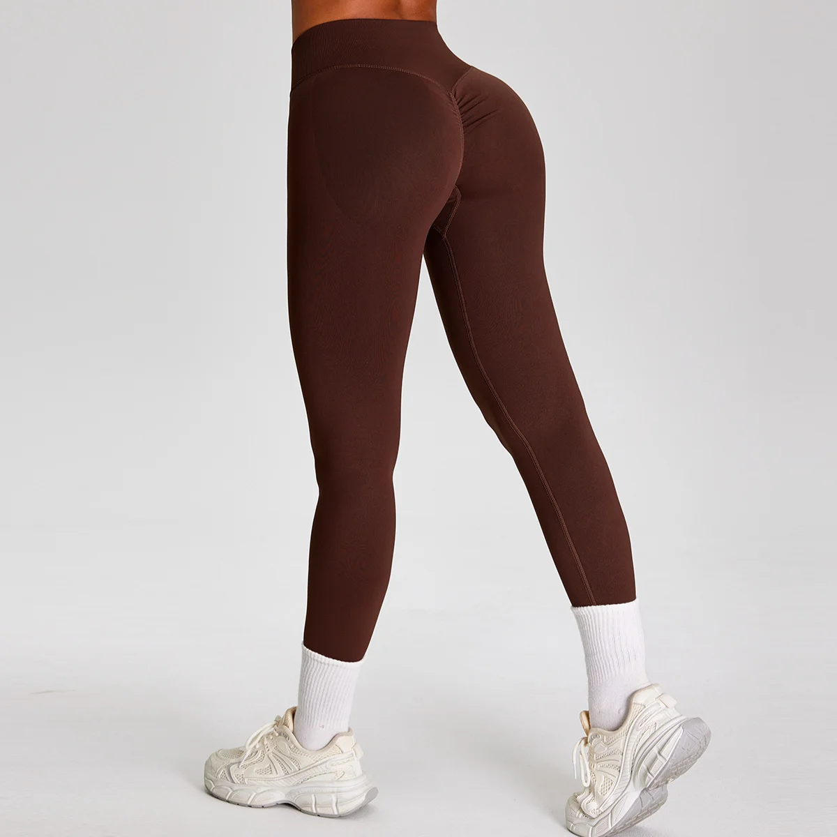 Women's Yoga Pants Seamless Fitness Leggings Running Workout Gym High Waist Tights Scrunch Butt Lifting Squat Proof Leggings