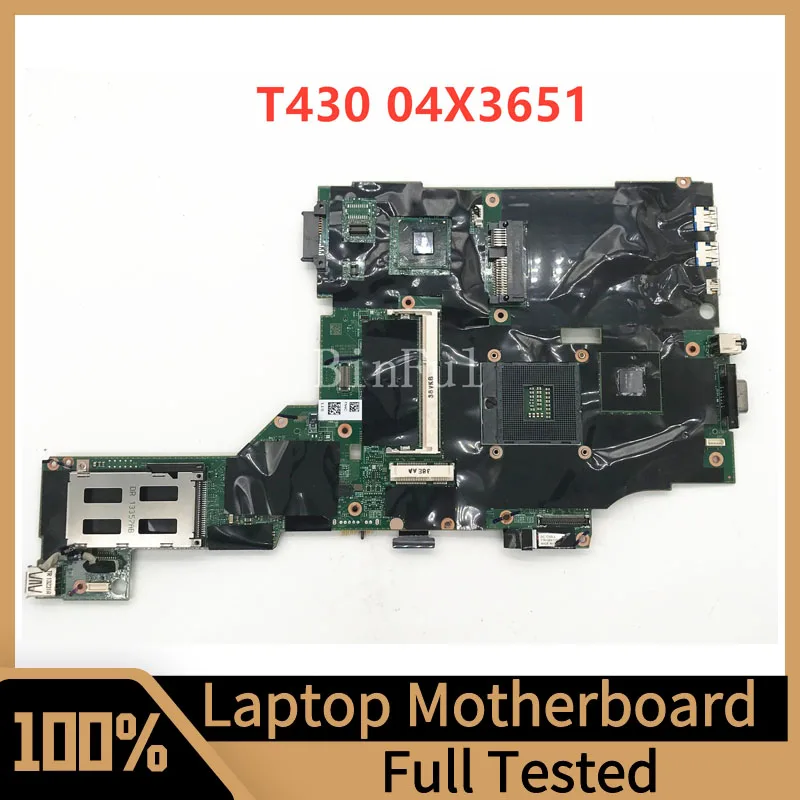 04X3651 Mainboard For Lenovo Thinkpad T430 Laptop Motherboard N13P-NS1-A1 SLJ8A QM77 DDR3 100% Full Tested Working Well