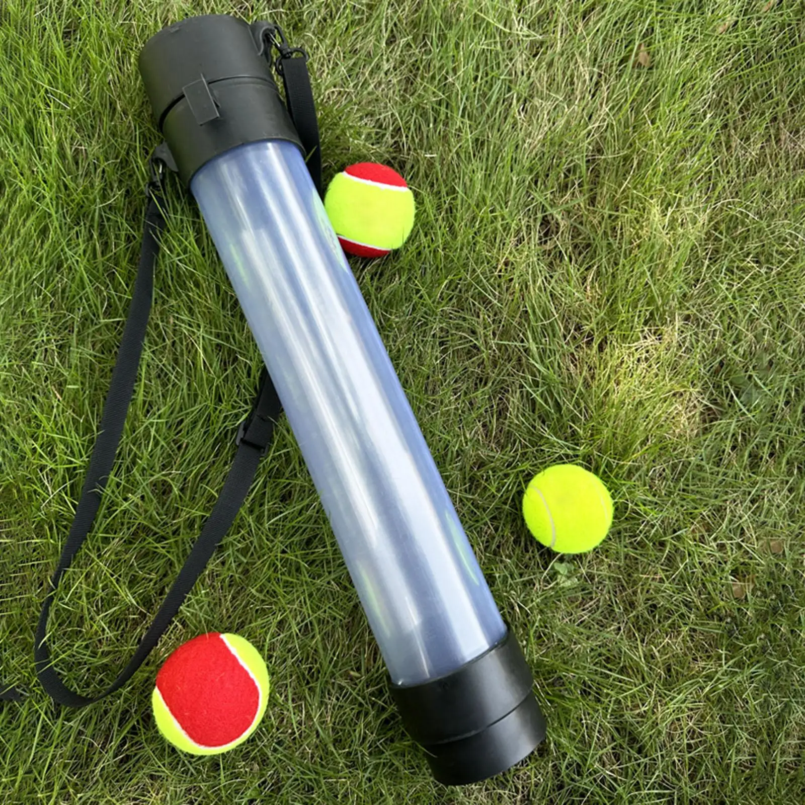 كرة التنس التقاط أنبوب الناقل المحمولة حامل كرة التنس اختيار المسترد لتدريب كرة التنس Pickleball #3