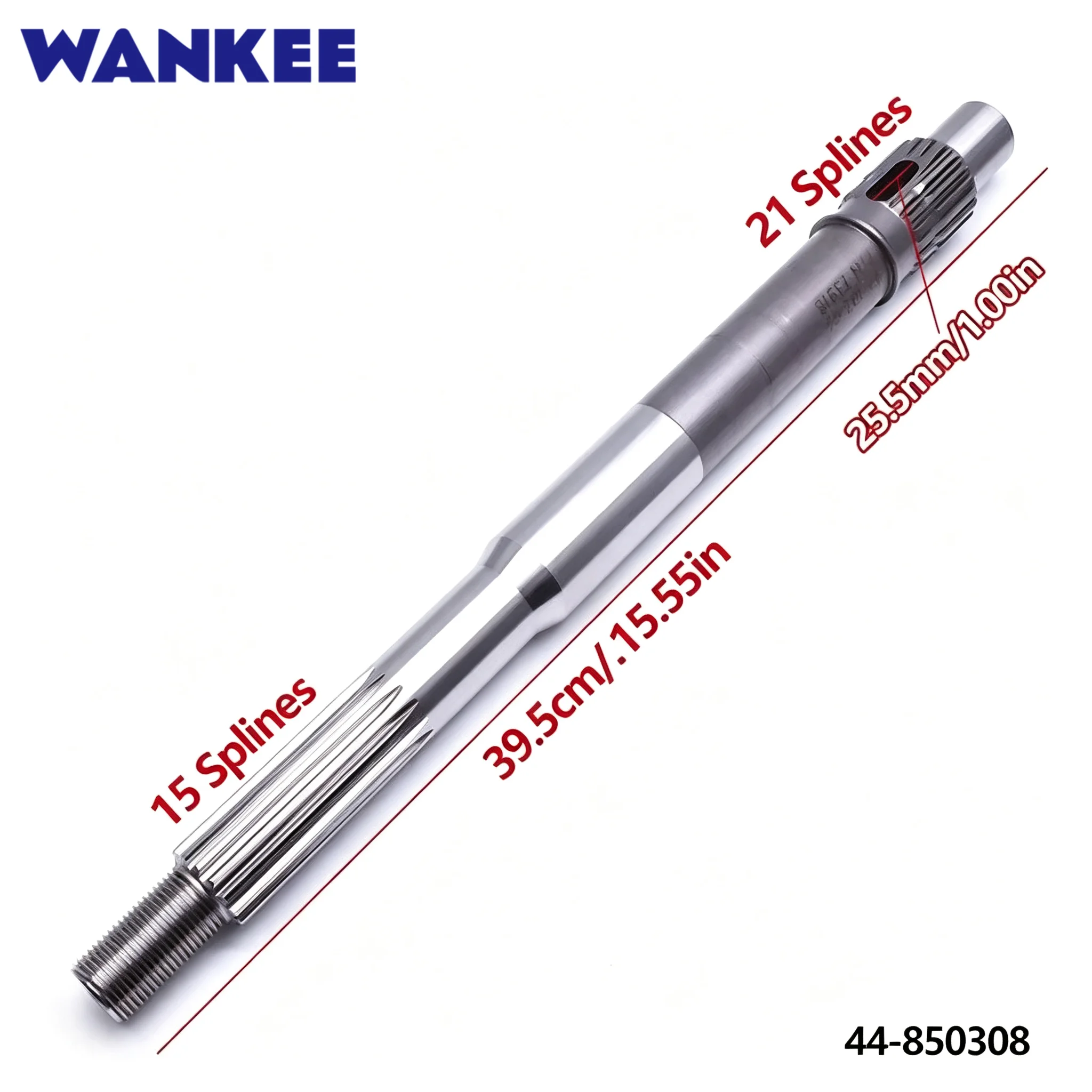 Propeller Shaft 8M0140445 for Mercury MerCruiser 40-125HP 4 Stroke 1994-2010 44-850308 Outboard Motor