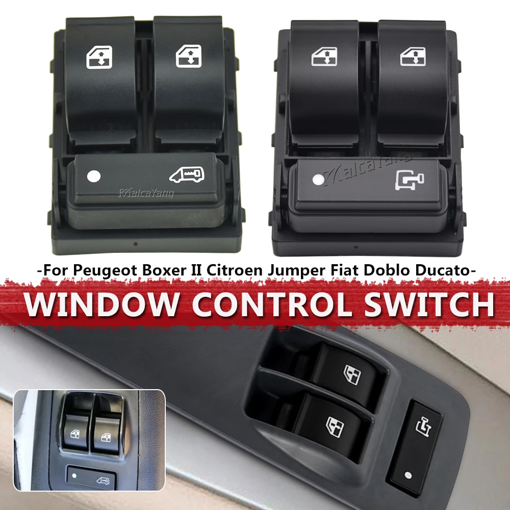 Electric Window Triple Switch Button For FIAT Ducato FOR Citroen Jumper II FOR Peugeot Boxer II 735421419 735487419