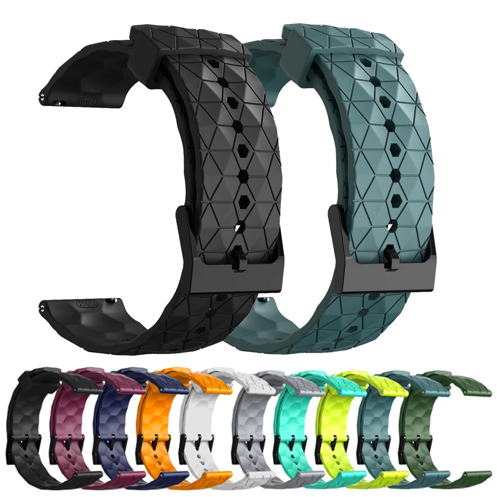 20mm Silicone Strap for Garmin Venu/SQ/SQ 2/2 Plus Band for Garmin Vivoactive 6 5 3 Music Bracelet Approach S50 S42 S40 Correa