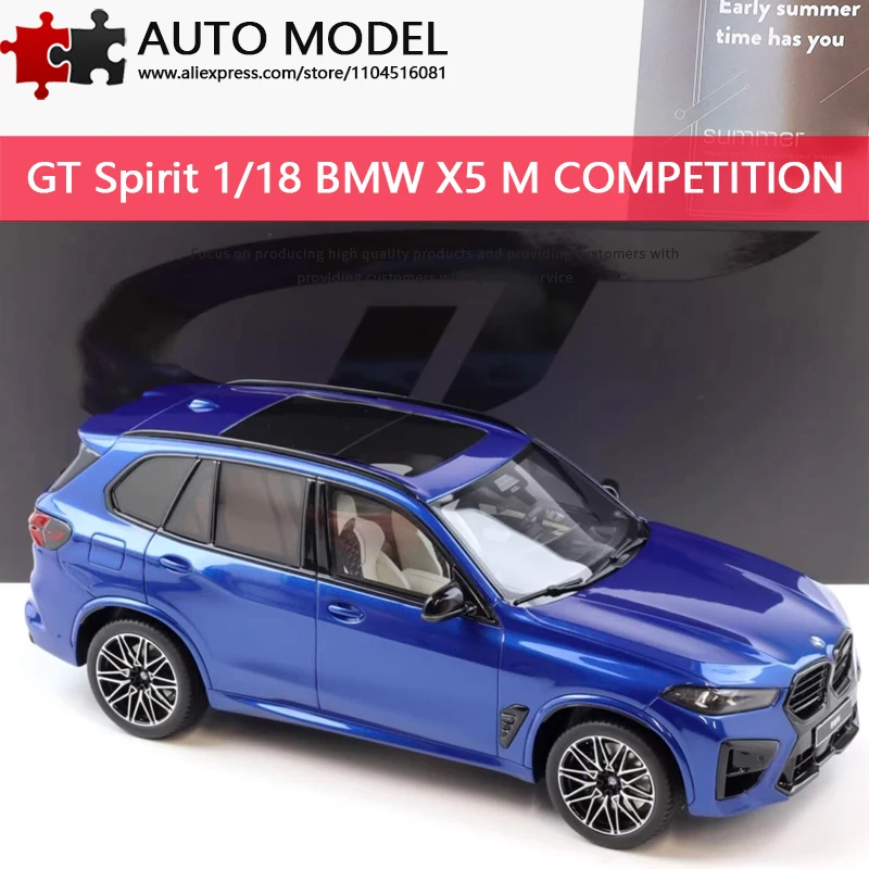 

2023 Bmw X5 X5M Competition Simulation Resin Car Model Suv Off-Road Vehicle Gt Spirit 1:18 Static Die-Cast Scale Model Adult Toy Gift Boys Birthday Present